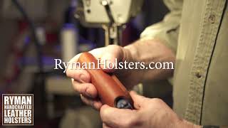 Ryman Leather Goods Building The Unlined Boot Holster [upl. by Soble]