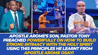 APST AROMES SON PST TONY PREACHED POWERFULLY ON HOW TO BUILD STRONG INTIMACY WITH THE HOLY SPIRIT [upl. by Ary]