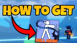 How To Use The Hell Hook Ability In Roblox Blade Ball [upl. by Naujit]