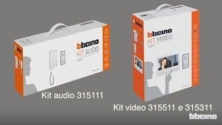 BTicino  come installare un kit monofamigliare 4 fili con videocitofono vivavoce a colori [upl. by Kimberli]