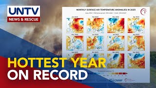 2023 breaks record as Earth’s hottest year  Copernicus [upl. by Yecac]