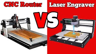 CNC vs Laser Engraver  What You Need To Know Before Buying [upl. by Sutsugua]