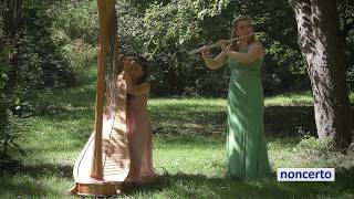 Debussy  Afternoon of a Faun Mécénat Musica 713 Duo Kalysta Classical Music Video [upl. by Ayitahs129]