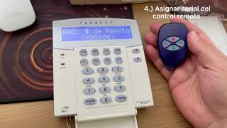 Remx con EVO192 como configurar un control remoto en una alarma Paradox EVO [upl. by Natehc]