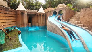 My Summer Holiday 155 Days Building 1M Dollars Water Slide Park into Underground Swimming Pool House [upl. by Nehtan]