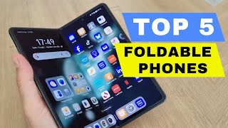 Top 5 Best Foldable Phones 2024 Review  Best Folding Smartphone Comparison All Budget Fold Mobile [upl. by Eelyek]