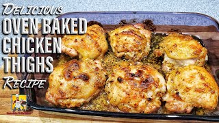 Oven Baked Chicken Thighs  Dinner Ideas [upl. by Samaria]