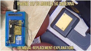 iPhone 1213 5G Antenna Removal ReplacementExplanation Repair Video [upl. by Ferree]