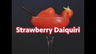 HOW TO MAKE A STRAWBERRY DAIQUIRI THE FROZEN ONE [upl. by Gnay126]