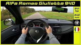 Alfa Romeo  Giulietta 940  2015  Onboard POV test drive [upl. by Wolfgram]