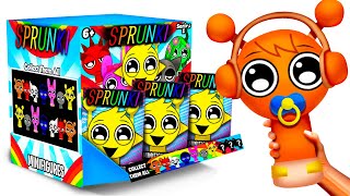 The LARGEST BABY Sprunki MYSTERY BOX NEW BABY ORANGE SPRUNKI Tyler SNOWI Minifigures [upl. by Egiaf]