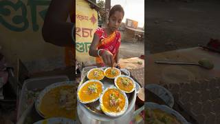 Hardworking Lady Of Kolkata Selling Ragda Chaat ₹15 shorts [upl. by Tengler]