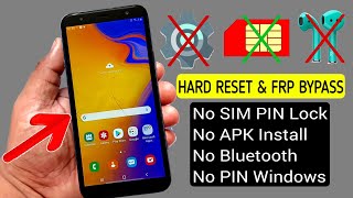 Samsung J4 Plus HARD RESET amp FRP BYPASS Latest Security 2021 ANDROID 9 Without PC [upl. by Bloch]