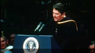 Notre Dame Commencement Address President Reagans Source of all Strength Speech 1981 [upl. by Marleah436]