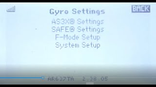 ASSIGNING A SWITCH FORWARD PROGRAMMING FLIGHT MODE SPEKTRUM AS3X SAFE SELECT GYRO [upl. by Aiselad]