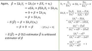 Properties of OLS Estimators BLUE Gauss Markov Theorem [upl. by Einner]