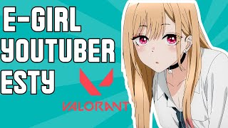 EGIRL VALORANT YOUTUBERI valoranttürkiye [upl. by Oznerol887]