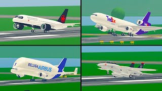 Buttering EVERY PLANE in PTFS Roblox [upl. by Acquah]