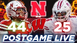 Nebraska vs Wisconsin POSTGAME SHOW  BOWL GAME SECURED ✅  LIVE REACTION  Husker Football [upl. by Nollahp]