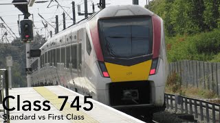 GA Class 745 in Standard vs First Class [upl. by Aicssej]