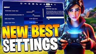 NEW BEST Controller Settings in Fortnite Chapter 5 PS4PS5XboxPC [upl. by Phares]