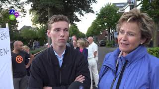 Protest en raadsvergadering over de opvang van vluchtelingen in Dirkshorn en Waarland [upl. by Richer]