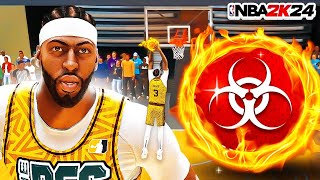 its Random Rec againbut with the BEST CENTER BUILD on NBA2K24 [upl. by Trilbee]