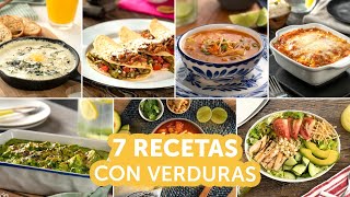 7 recetas con verduras  Kiwilimón [upl. by Introk910]