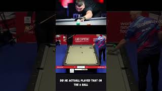 Did he actually played that on the 6 ball  EKLENT KACI VS DAVID BLACK  2023 UK OPEN [upl. by Gorton]