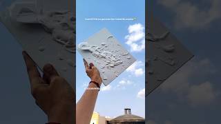 Inspiration to execution 🤯yt viral art trending ytshorts share fyp diy sky texture [upl. by Annahsor]