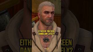 Geralt Asking The Twins About Dandelion  The Witcher 3 [upl. by Schroeder270]