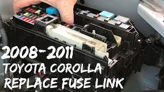 FUSE LINK 20082011 Toyota Corolla Replacement Fusible Alternator Fuse [upl. by Etnahsal797]