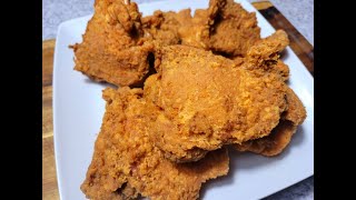 CRISPY FRIED CHICKEN THIGHS [upl. by Groeg]