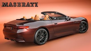 2024 New Maserati GranCabrio Folgore Tignanello Electric Luxury Convertible an Exclusive Car [upl. by Ayokahs]