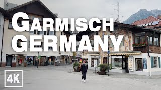 GarmischPartenkirchen GERMANY 2022 • walking tour 4K 60fps ASMR [upl. by Helfand]