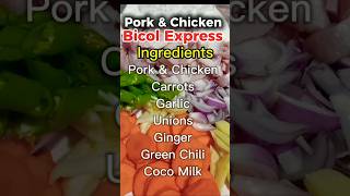 Pork Chicken Express bicolexpress cooking eating ulamideas pinoyrecipe shorts yummy food [upl. by Bunde]