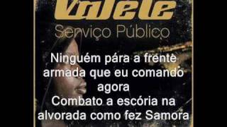 Valete Serviço Publico  AntiHerói letra [upl. by Nnairam]