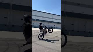 Talaria Sting R mx4 Wheelie talaria wheelie truck olypics parisolympics2024 viralvideo fyp [upl. by Tnerb]