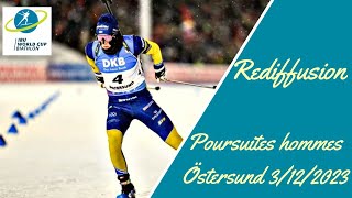 BIATHLON 2023 POURSUITE HOMMES OSTERSUND 2023 [upl. by Adrea]