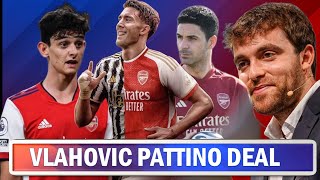 Vlahovic To Arsenal Pattino To Juventus Transfer Swap Considered  Arsenal News Now [upl. by Urias]