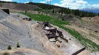 Drone Fly Over Leadville Mining Field [upl. by Vento88]