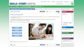 skills4studycampus Critical Thinking Skills [upl. by Aronson]