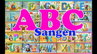 Alfabetsangen ABC Sangen  Populære Barnesanger  Barneforlaget [upl. by Morita54]