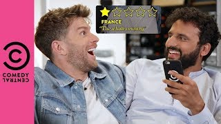 Joel Dommett amp Nish Kumar Read Hilarious 1 Star Reviews  Joel amp Nish Vs The World [upl. by Jarv961]