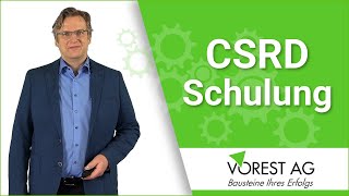 CSRD Schulung  Nachhaltigkeitsberichterstattung nach ESRS [upl. by Norton]