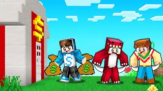 ¡Nos Volvemos BILLONARIOS en MINECRAFT 💰😱 ROLEPLAY CON SILVIO Y RAPTOR [upl. by Saberio]