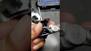 How to put fishing line on a baitcaster baitcasting fishing fishingline [upl. by Rorrys]