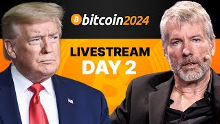 The Bitcoin 2024 Conference Livestream  GA Day 2 [upl. by Ruthie]