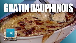 Recette  Le gratin Dauphinois de Michel Rostang  Archive INA [upl. by Viquelia]