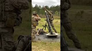 US Army M120 120mm heavy mortar😱🤯💯💥🔥military usarmy militaryguns shorts yt [upl. by Sparke272]